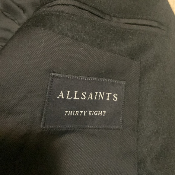 Allsaints Standen Wool Coat - Picture 4 of 6